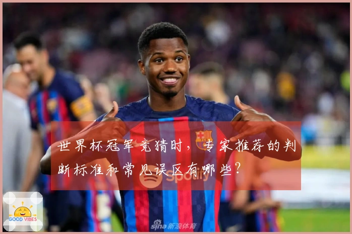 世界杯冠军竞猜时，专家推荐的判断标准和常见误区有哪些？